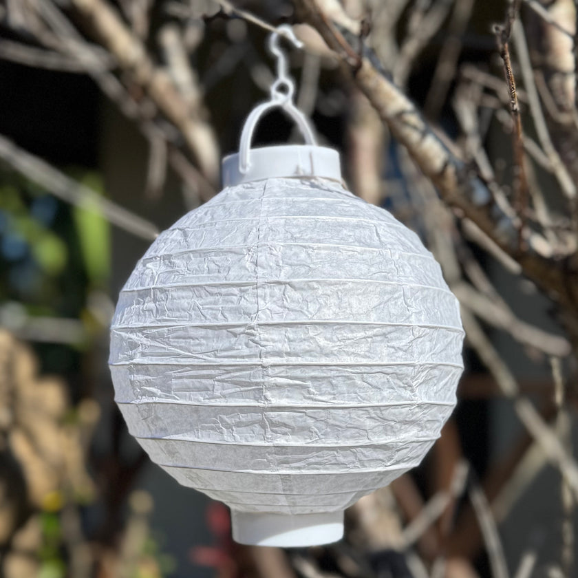 white paper lantern