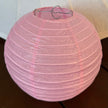 pastel pink paper lantern