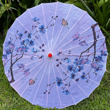 purple Chinese parasol