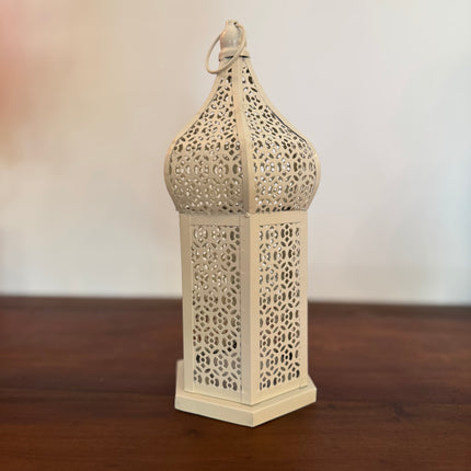 Ivory Moroccan Lantern