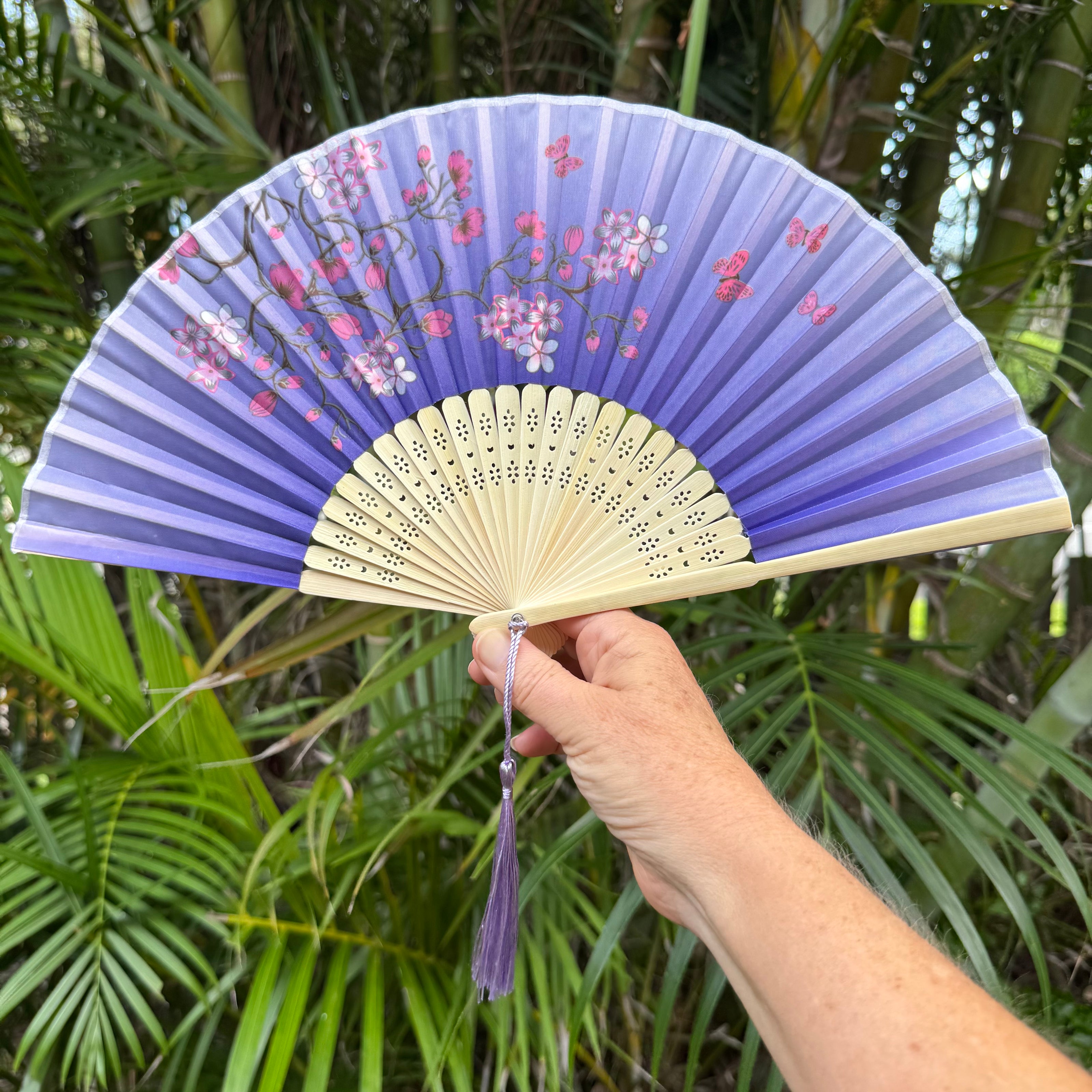 silk fan