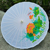 white parasol