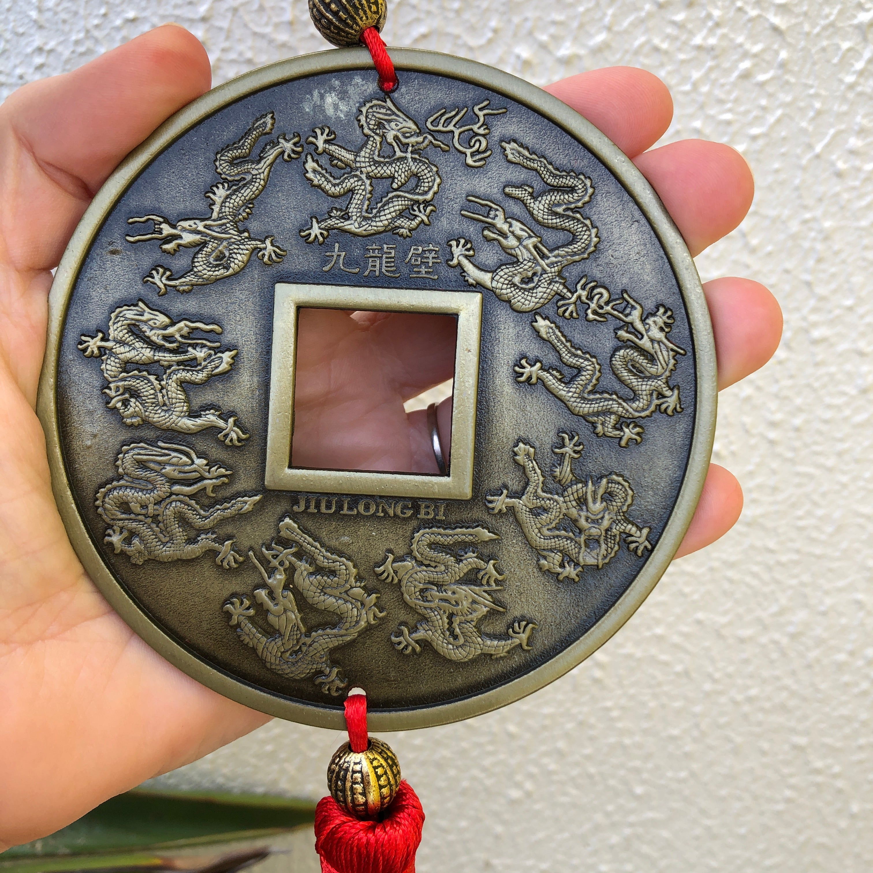 Chinese dragon coin