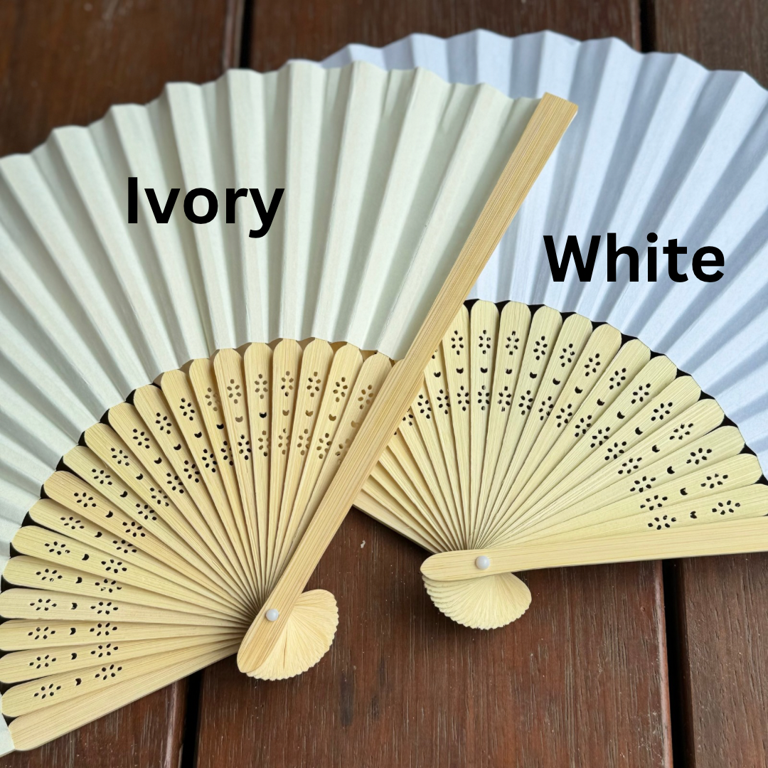 wedding paper fans