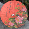 Chinese peony flower parasol