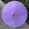purple paper parasol