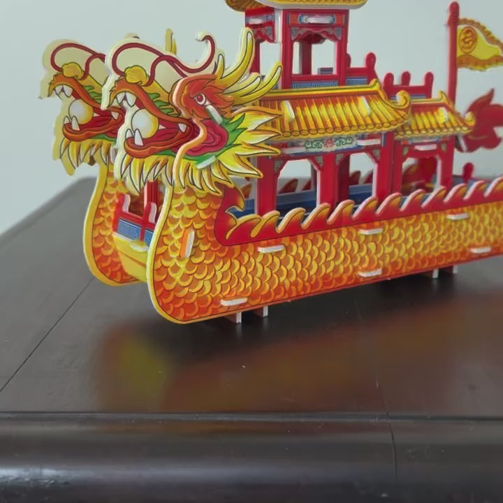 Chinese dragon boat decoration