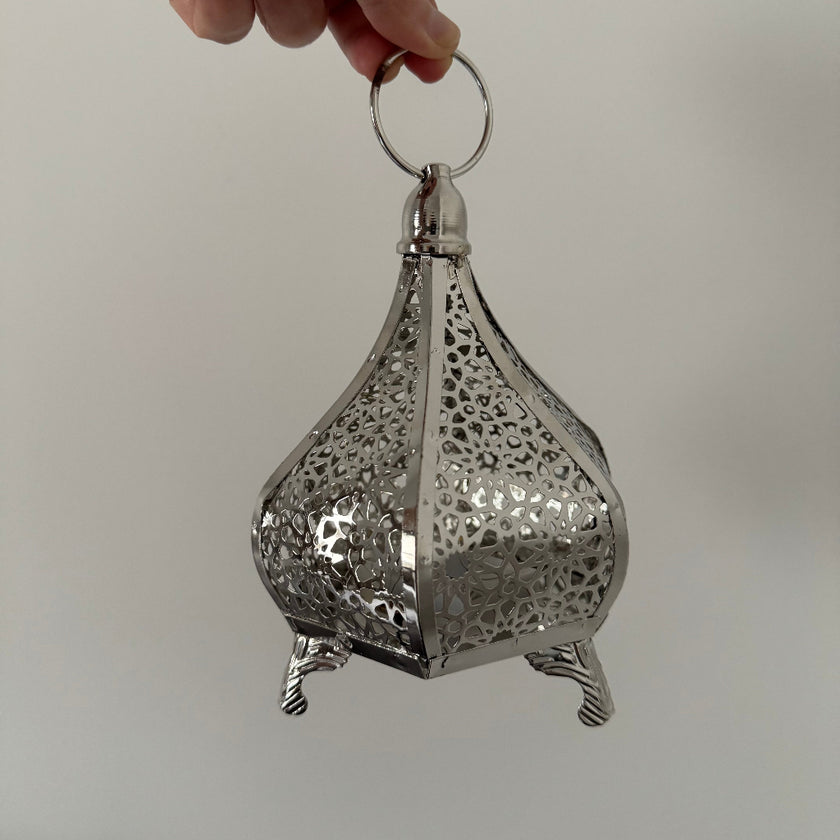 silver Moroccan lantern 2