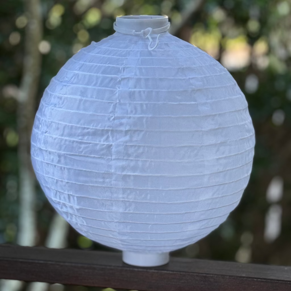 white party lantern