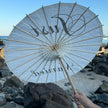 beach wedding parasol