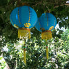 Blue Chinese Lanterns