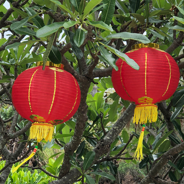 Red Chinese lanterns