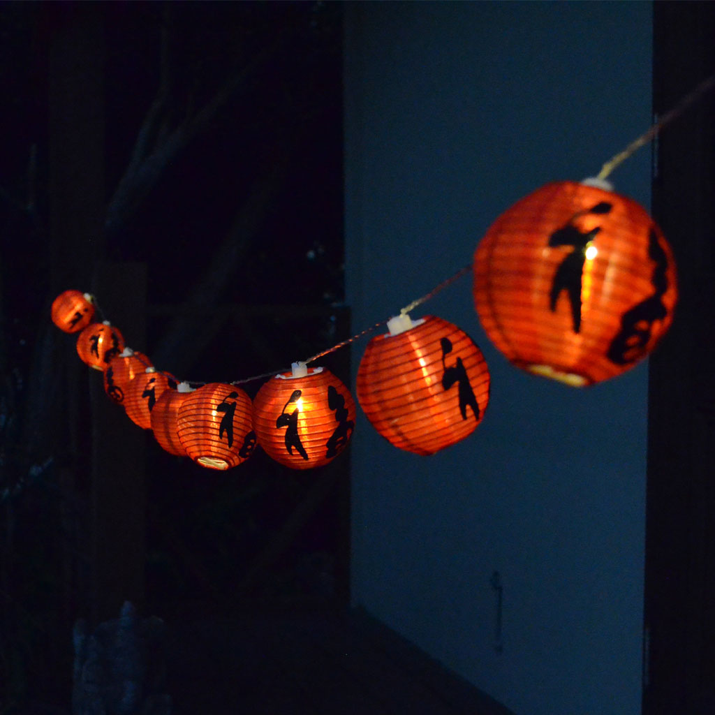 LED Mini Red Chinese Lantern String Lighting Kit