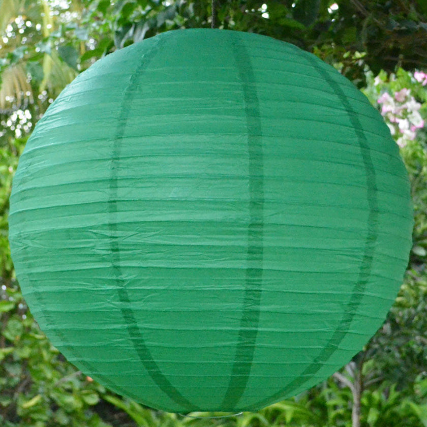 emerald paper lantern