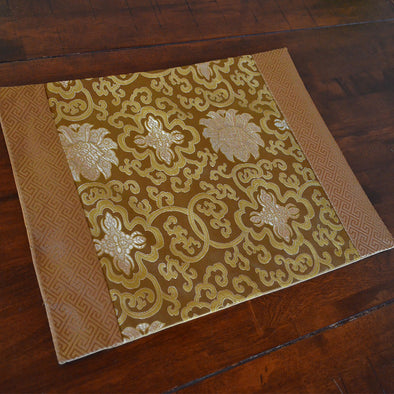 Chinese Gold Silk Table Mat