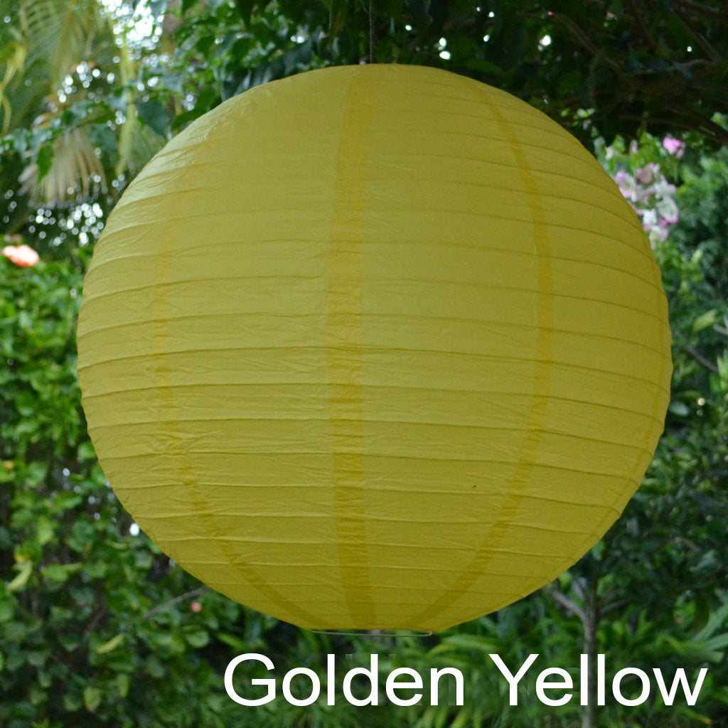 Grey and yellow clearance paper lanterns