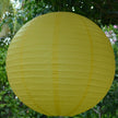 golden yellow paper lantern