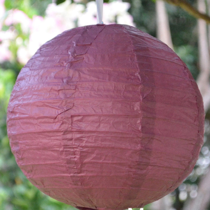 maroon paper Lantern