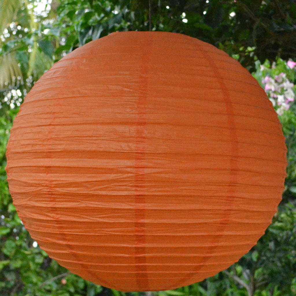 orange paper lantern