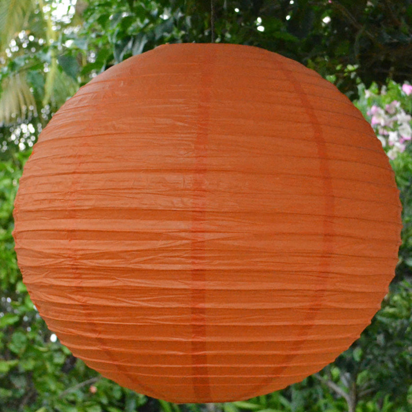 orange paper lantern
