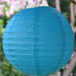 turquoise paper lantern
