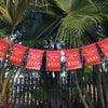 Red & Gold Cherry Blossom - Happy Chinese New Year Bunting