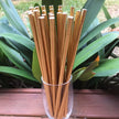 gold paper straws