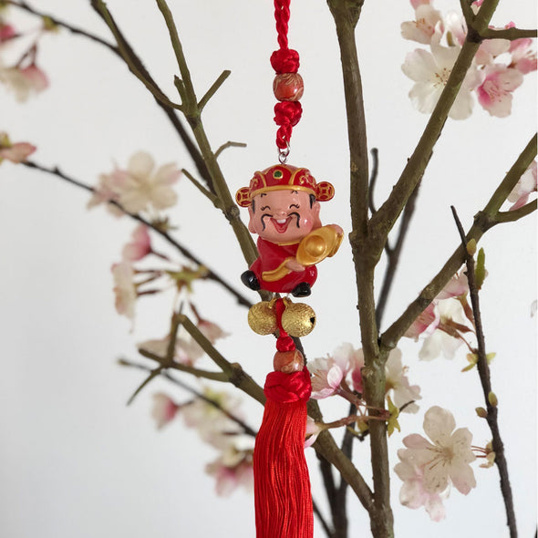 God of Wealth - Chinese prosperity hanging decoration