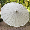 White Wedding Paper Parasol