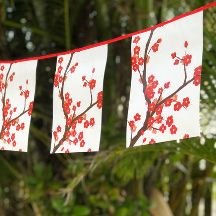 cherry blossom bunting