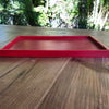 Chinese red tray
