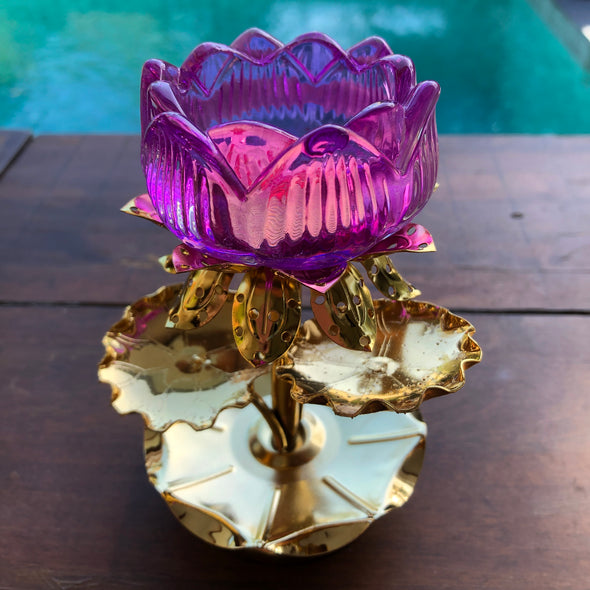 lotus candle holder