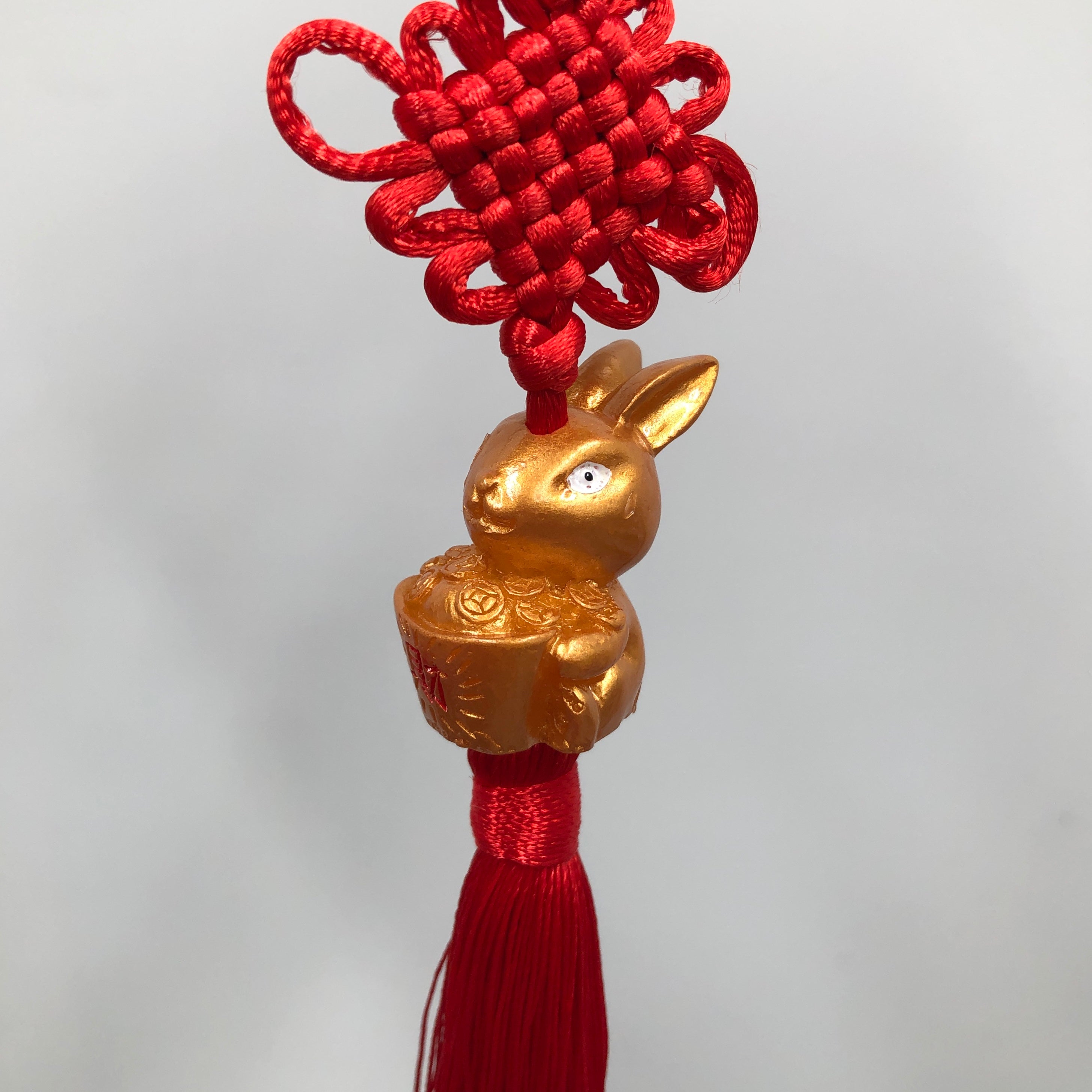 SALE - Golden Fortune Rabbit - lucky Chinese decoration – lanternshop