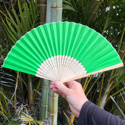 silk fan