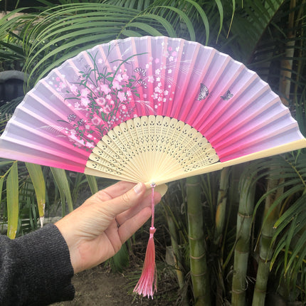 silk fan