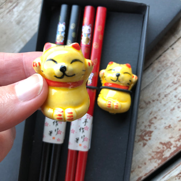 lucky cat chopstick