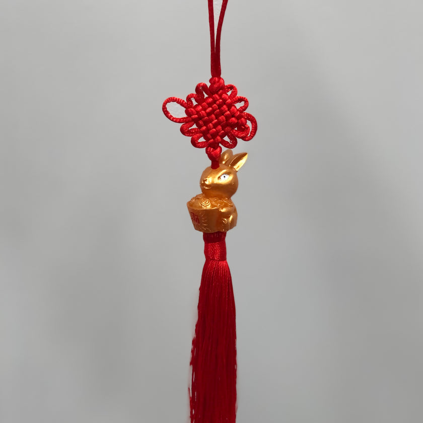 hanging rabbit decoration