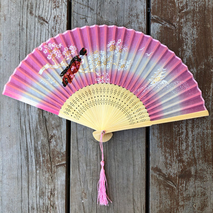 silk fan