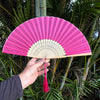 silk fan