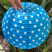 polka dot paper lantern