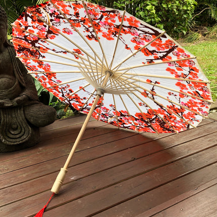 Nylon Parasol - Plum blossoms