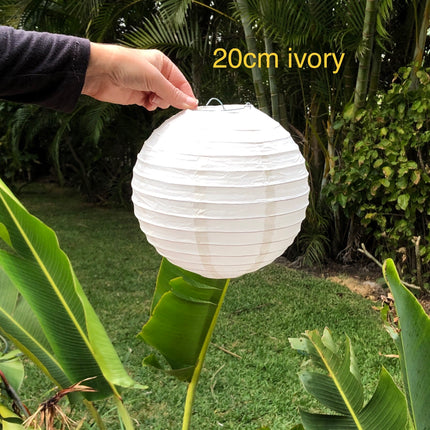 ivory paper lantern