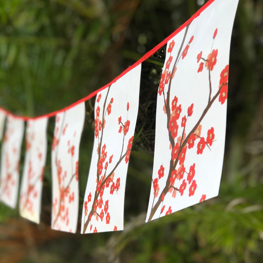 cherry blossom party decor