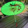 lime cherry blossom parasol