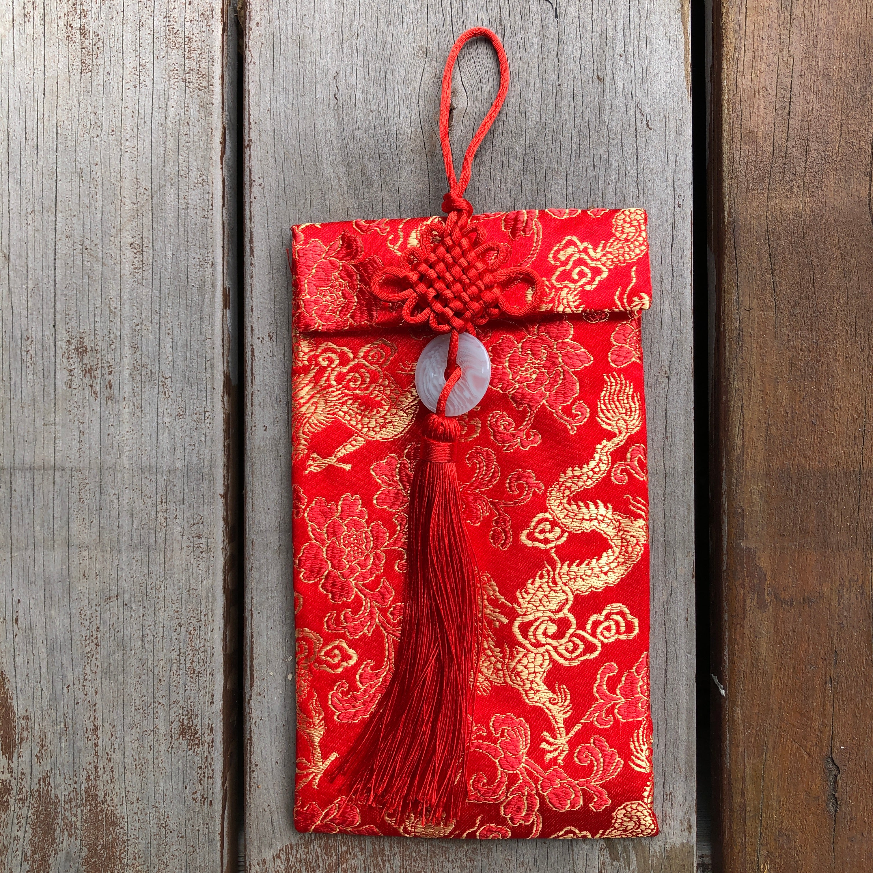 Luxury Red envelope - Silk Dragon
