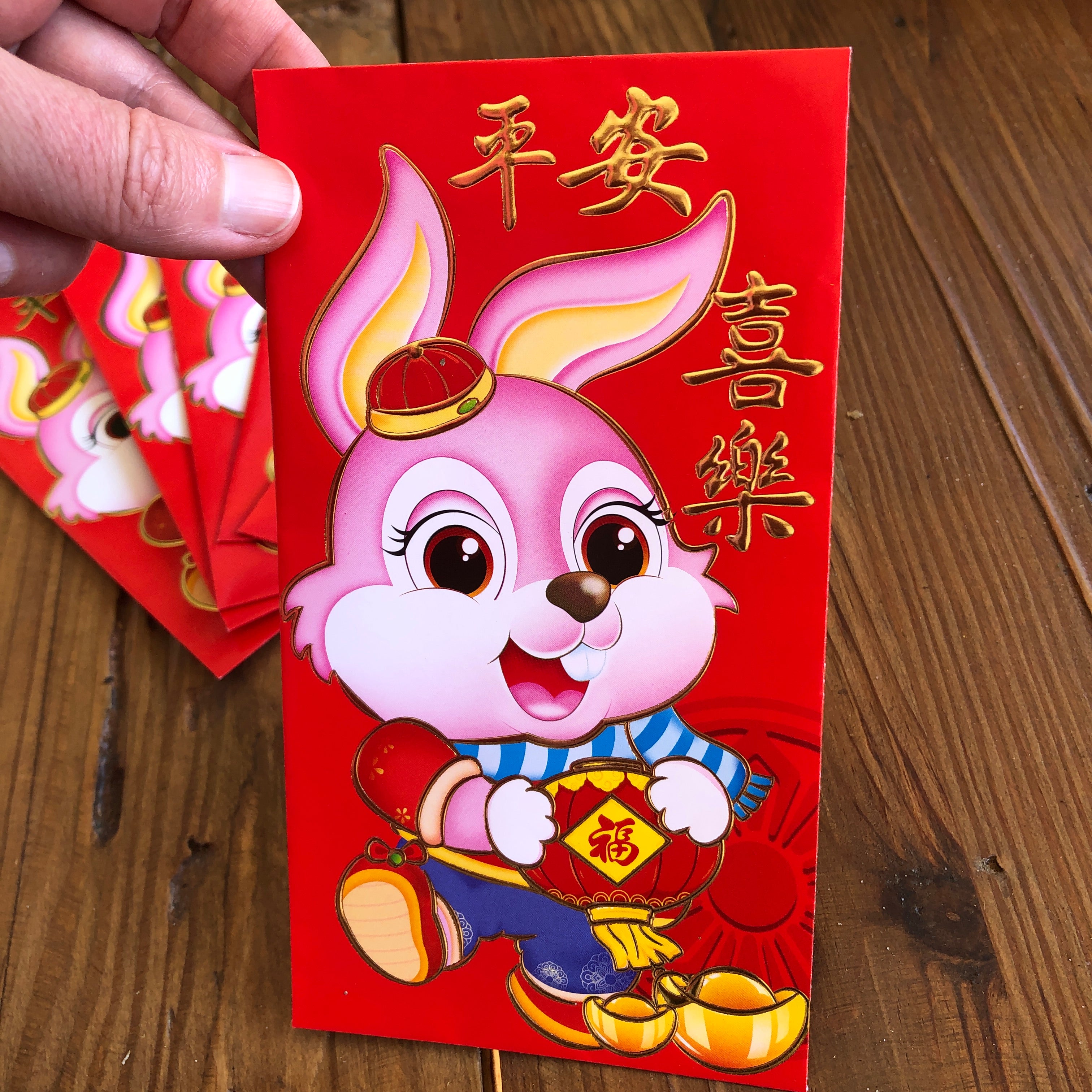 Chinese New Year Red Money Envelopes (6 pack)