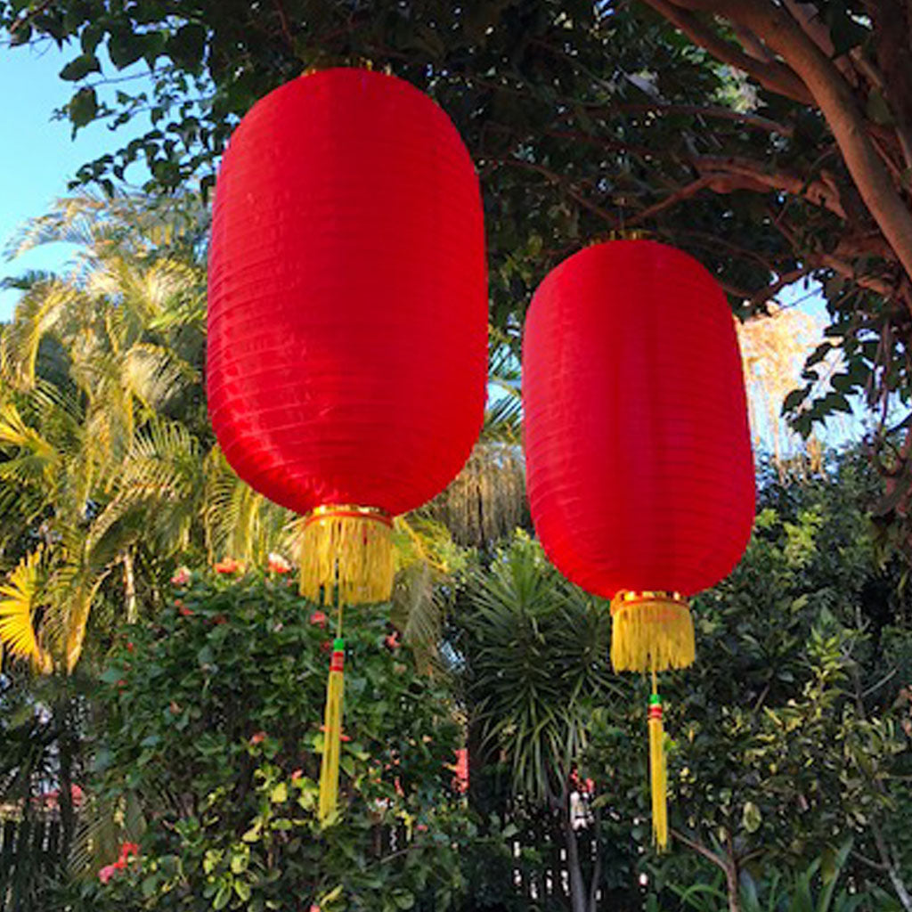 large cylinder lanterns