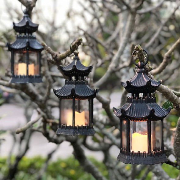 Chinese pagoda lanterns