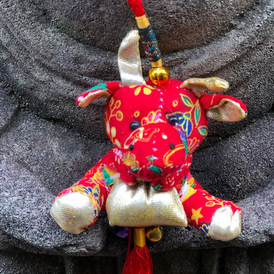 Printed Cow - Chinese Hanging Decoration