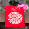 Chinese Red Silk Bag -  Dragon design